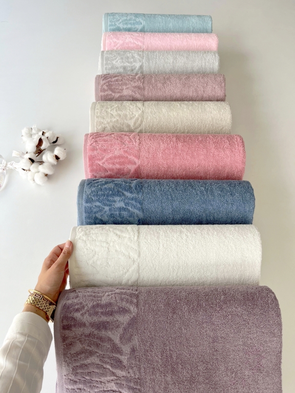 90x150 MYSOFT YAPRAK BANYO HAVLUSU