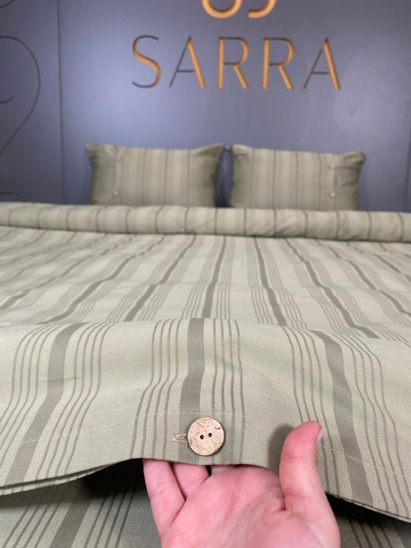 SARRA HOME ÇİFT KİŞİLİK ARMÜRLÜ PAMUK SATEN NEVRESİM TAKIMI