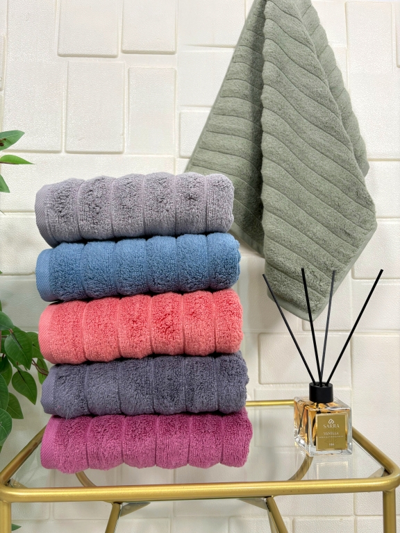 SARRA HOME 50x90 MICROCOTTON 6'LI RENKLİ HAVLU
