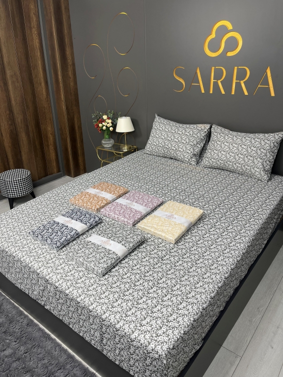 SARRA HOME FLORA TEK KİŞİLİK EKO LASTİKLİ ÇARŞAF SETİ