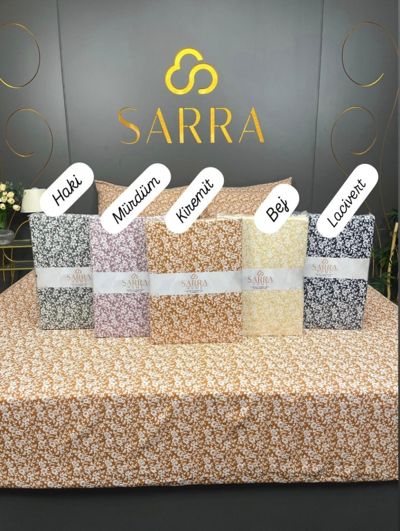 SARRA HOME FLORA TEK KİŞİLİK EKO LASTİKLİ ÇARŞAF SETİ