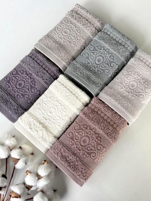 30x50 SARRA COMFORT 6’LI HAVLU - LOTUS