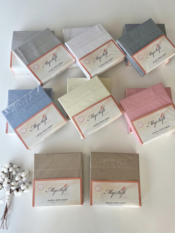 MYSOFT 160X200 ÇİFT KİŞİLİK PENYE LASTİKLİ ÇARŞAF