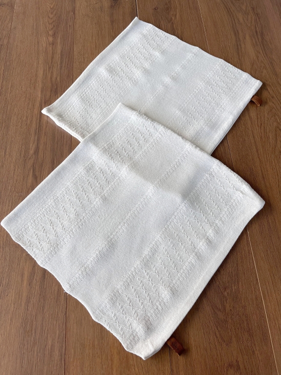 SARRA 40x40 NATURAL OTANTİK KIRLENT KILIFI