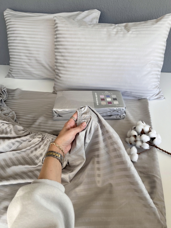 SARRA HOME SATEN ÇİFT KİŞİLİK LASTİKLİ ÇARŞAF TK