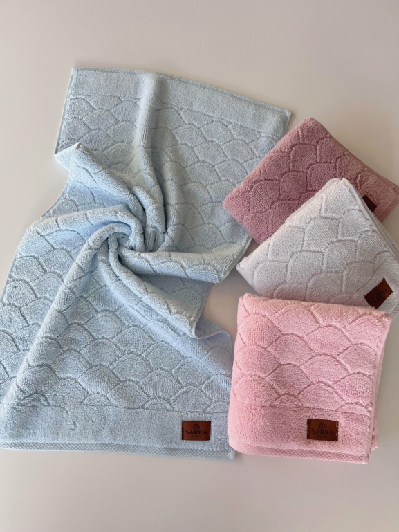 SARRA 4’LÜ 50x90 MİCROCOTTON HAVLU - PETEK