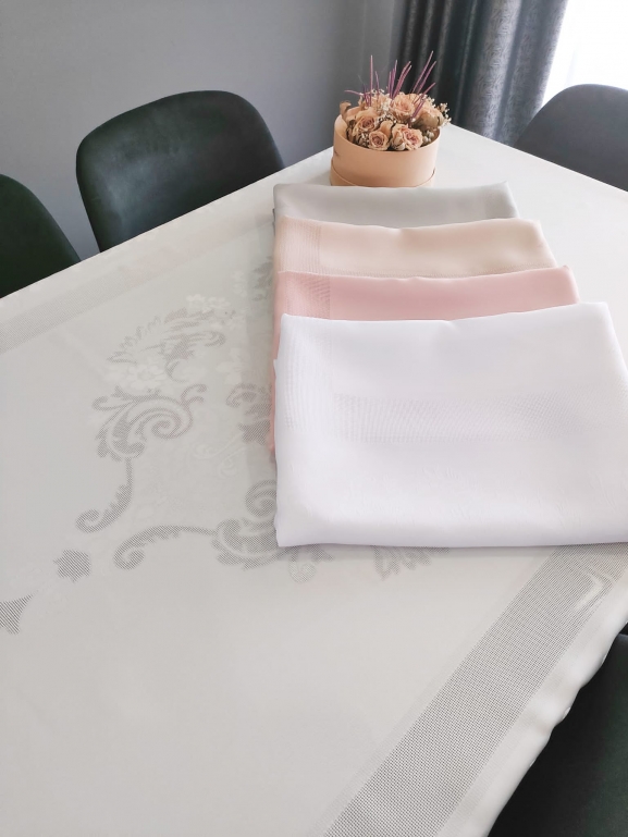 SARRA 160x220 DAMASK MASA ÖRTÜSÜ