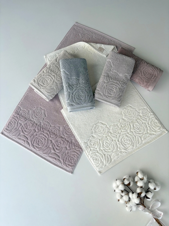 50x90 SARRA DELUXE 6'LI HAVLU - GÜL