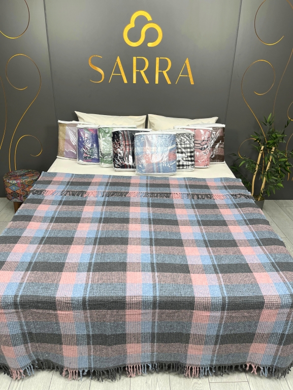 SARRA HOME ÇİFT KİŞİLİK SAÇAKLI BATTANİYE