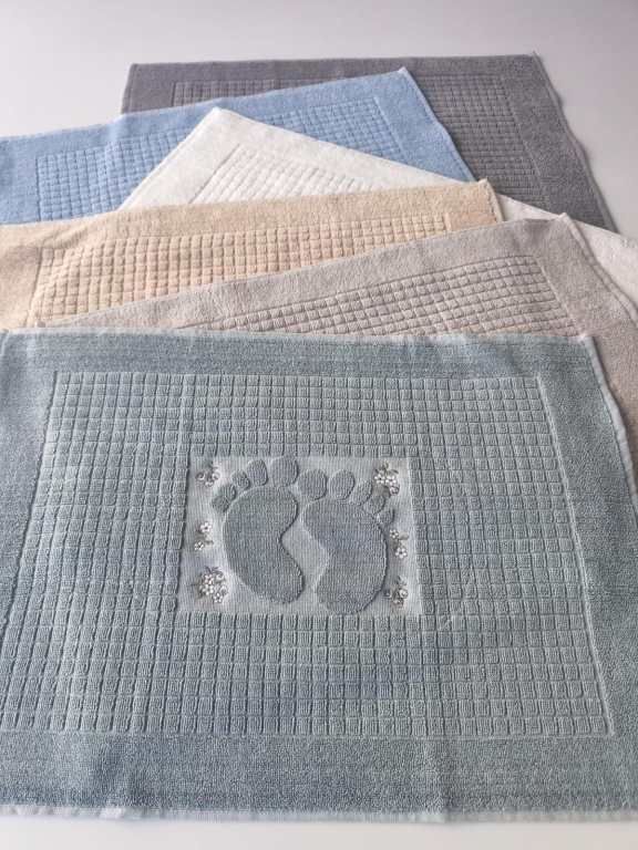 50x70 MYSOFT NAKIŞLI AYAK HAVLUSU