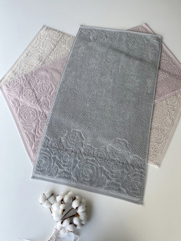 50x90 SARRA GÜL 3'LÜ HAVLU