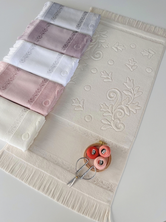 50x90 MYSOFT ETAMİN SAÇAKLI HAVLU