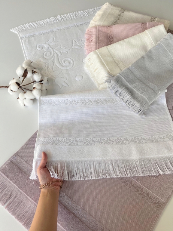 50x90 MYSOFT ETAMİN SAÇAKLI HAVLU