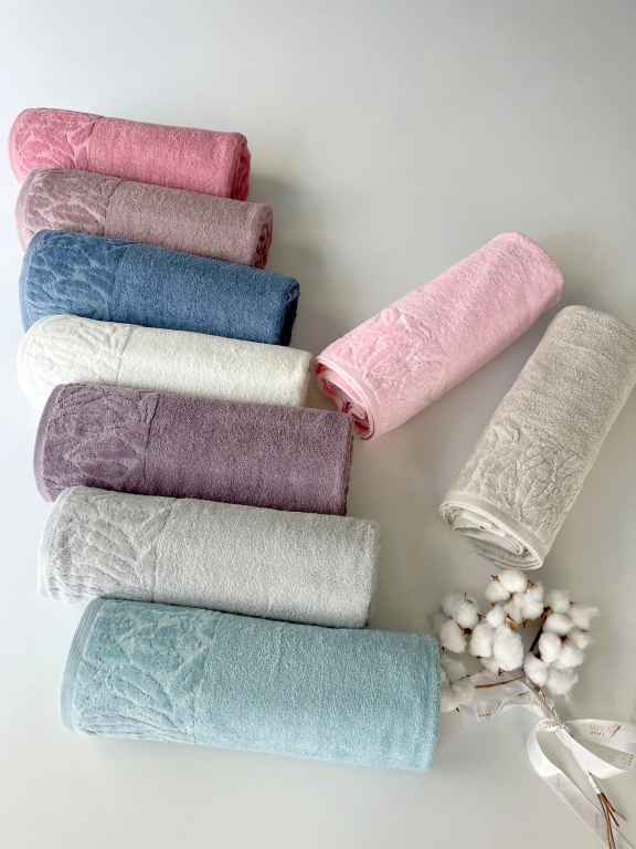 90x150 MYSOFT YAPRAK BANYO HAVLUSU