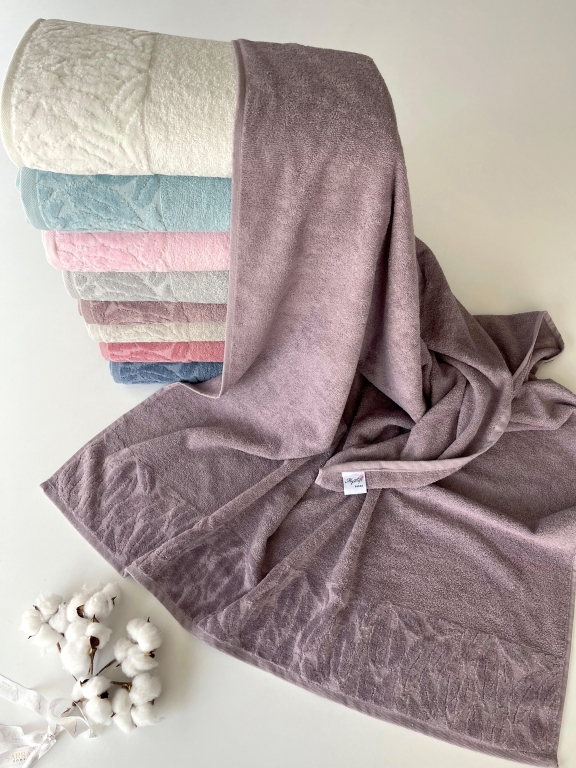 90x150 MYSOFT YAPRAK BANYO HAVLUSU