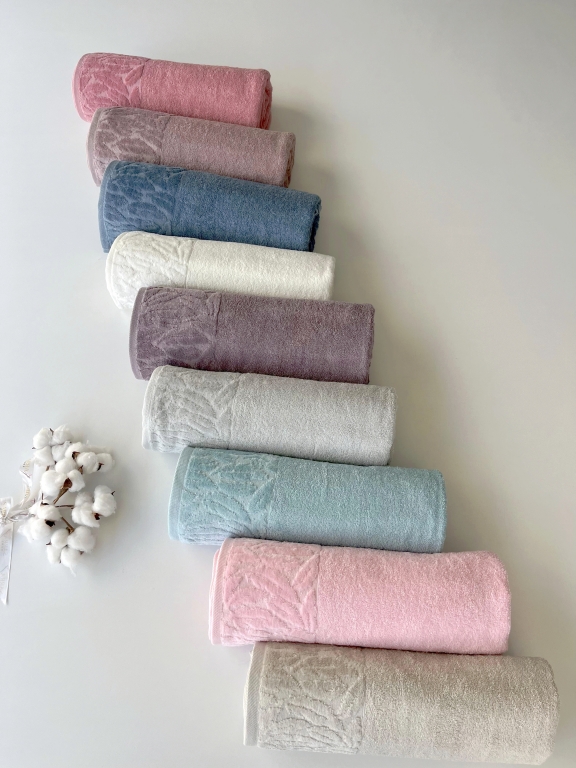 90x150 MYSOFT YAPRAK BANYO HAVLUSU