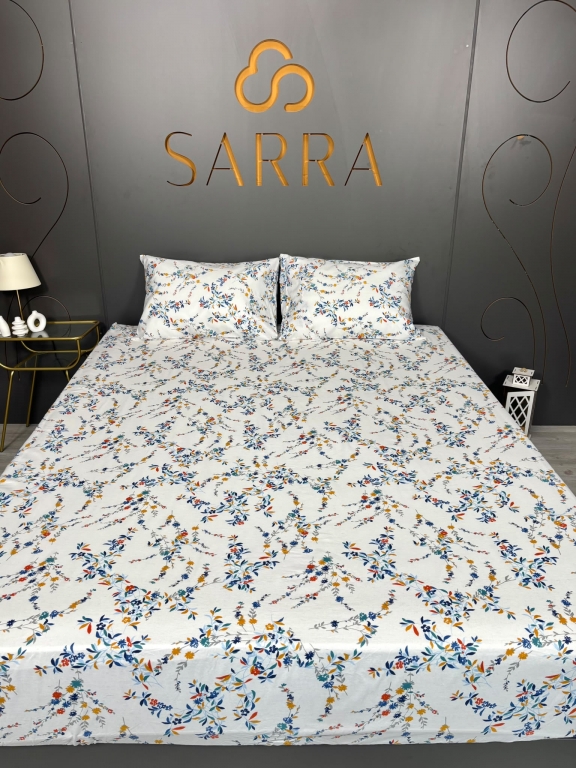 SARRA HOME BAHAR 160x200 EKO LASTİKLİ ÇARŞAF SETİ