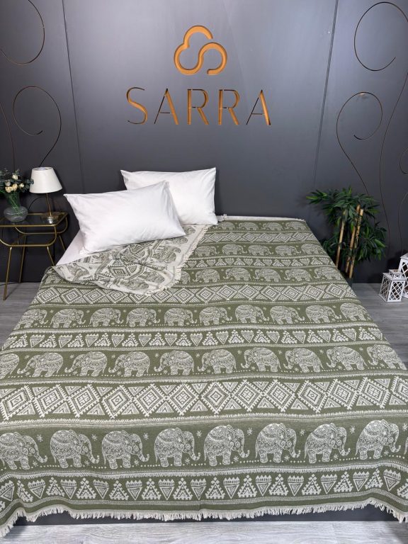 SARRA HOME 220x240 ETNİK YATAK ÖRTÜSÜ