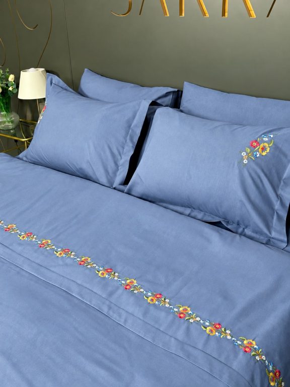 SARRA HOME NAKIŞLI NEVRESİM TAKIMI - BAHAR