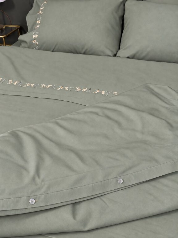 SARRA HOME NAKIŞLI NEVRESİM TAKIMI - MİMOZA