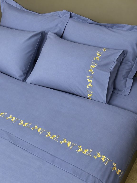 SARRA HOME NAKIŞLI NEVRESİM TAKIMI - MİMOZA