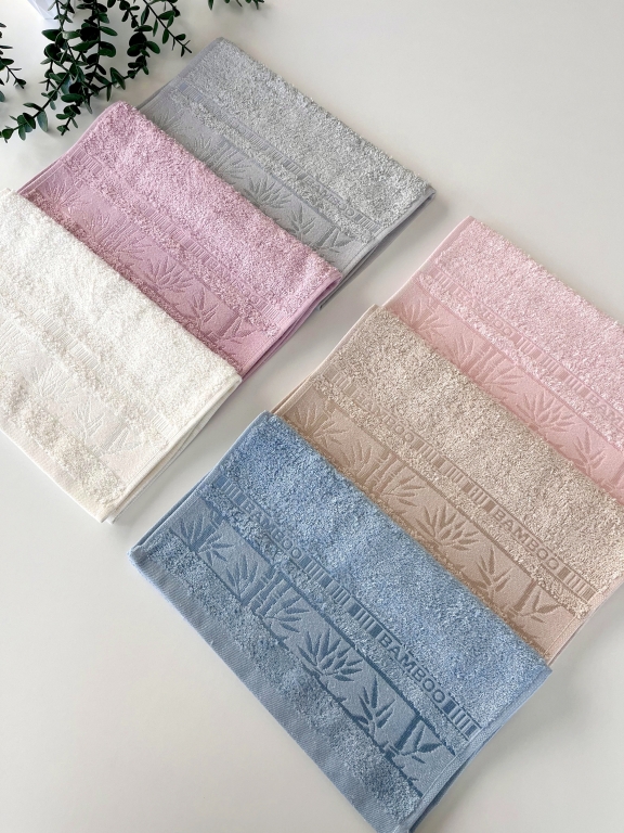 MYSOFT 30X50 6'LI PVC BAMBU HAVLU