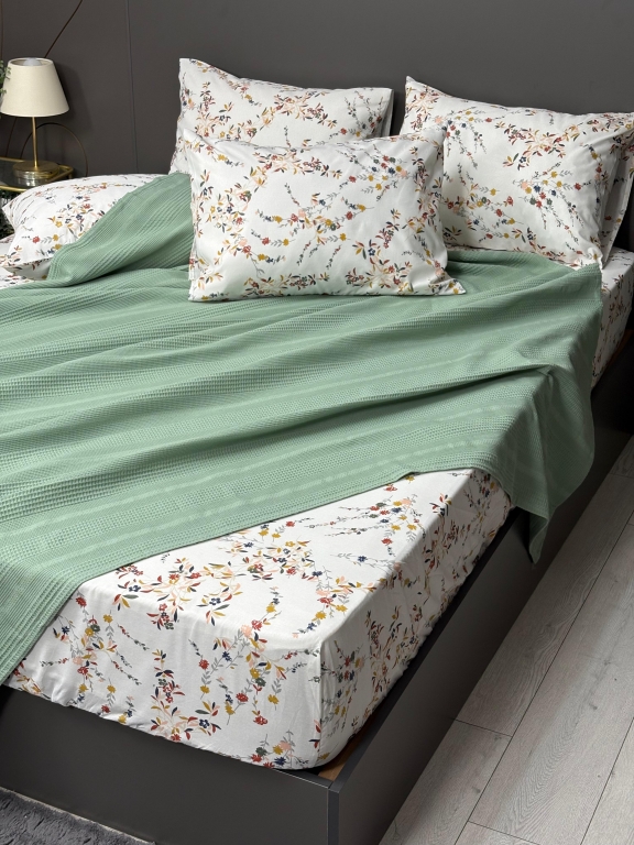 SARRA HOME ÇİFT KİŞİLİK NERGİS PİKE TAKIMI