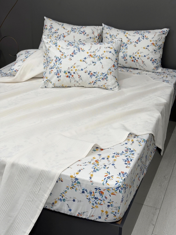 SARRA HOME ÇİFT KİŞİLİK NERGİS PİKE TAKIMI