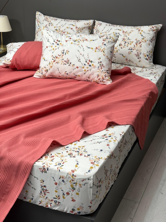 SARRA HOME ÇİFT KİŞİLİK NERGİS PİKE TAKIMI