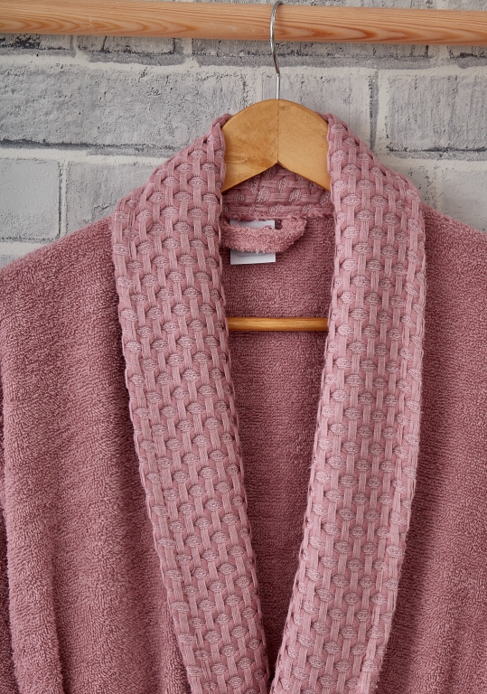 MYSOFT PETEK TEKLİ BORNOZ SETİ