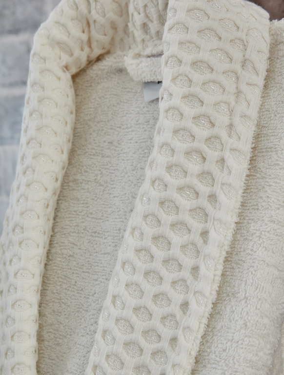 MYSOFT PETEK TEKLİ BORNOZ SETİ