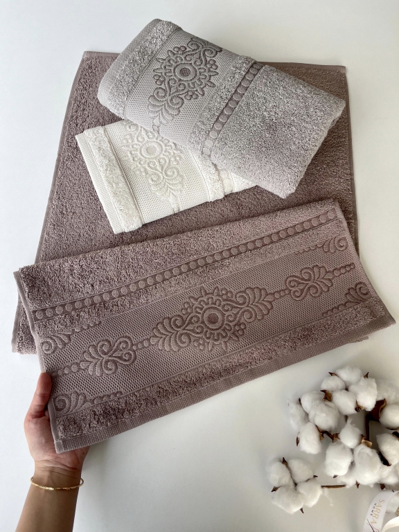 50x90 SARRA LOTUS 3'LÜ HAVLU