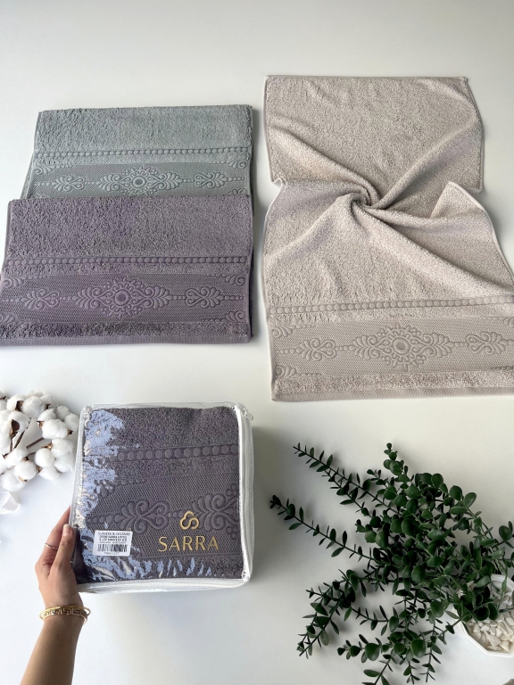 50x90 SARRA LOTUS 3'LÜ HAVLU