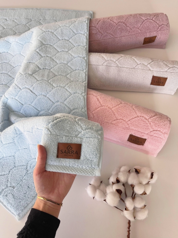 SARRA 4’LÜ 50x90 MİCROCOTTON HAVLU - PETEK