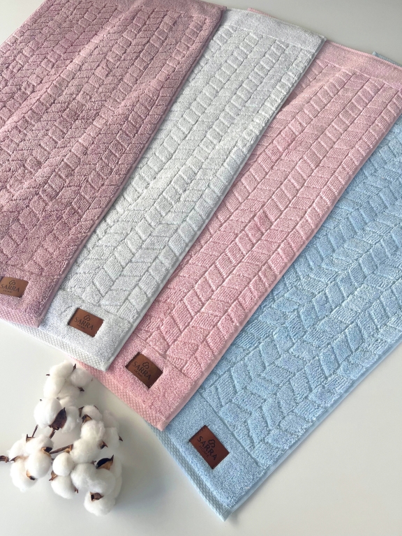 SARRA 4’LÜ 50x90 MİCROCOTTON HAVLU - BAŞAK