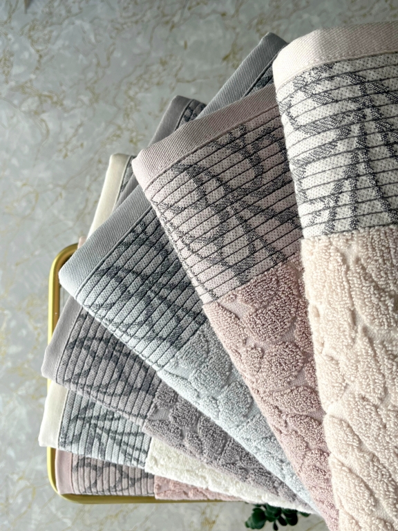 90X150 SARRA SARE DİKİŞLİ DAMLA BANYO HAVLUSU