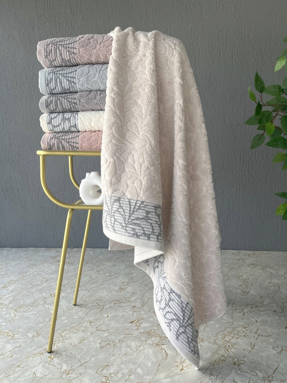 90X150 SARRA SARE DİKİŞLİ DAMLA BANYO HAVLUSU