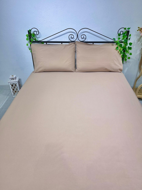 SARRA HOME ÇİFT KİŞİLİK %100 PAMUK LASTİKLİ ÇARŞAF SETİ