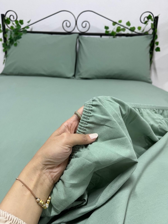 SARRA HOME ÇİFT KİŞİLİK %100 PAMUK LASTİKLİ ÇARŞAF SETİ