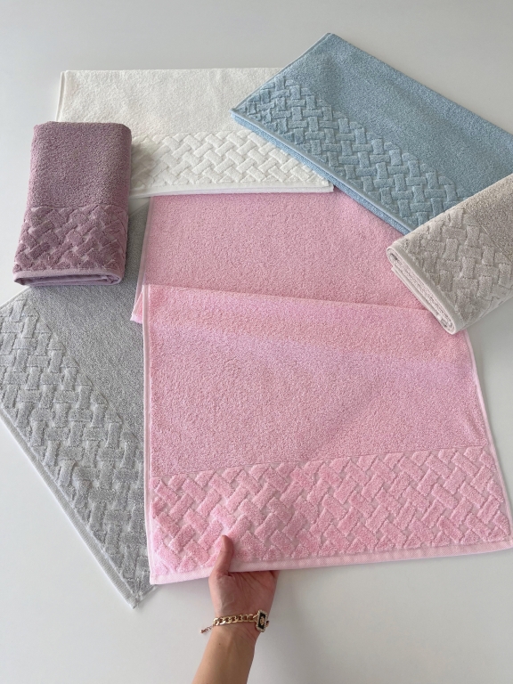 50X90 MYSOFT 6'LI RENKLİ HAVLU - HASIR
