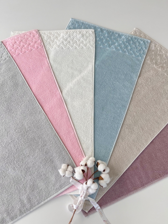 50X90 MYSOFT 6'LI RENKLİ HAVLU - HASIR