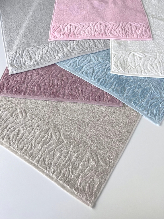 50X90 MYSOFT 6'LI RENKLİ HAVLU - YAPRAK