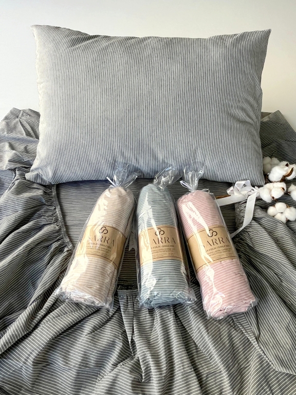 SARRA NATUREL TEK KİŞİLİK ÇARŞAF TAKIMI