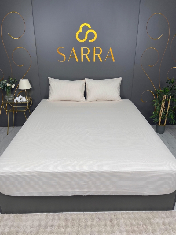 SARRA NATUREL ÇİFT KİŞİLİK ÇARŞAF TAKIMI