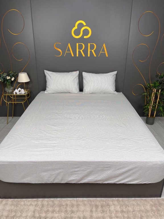 SARRA NATUREL ÇİFT KİŞİLİK ÇARŞAF TAKIMI