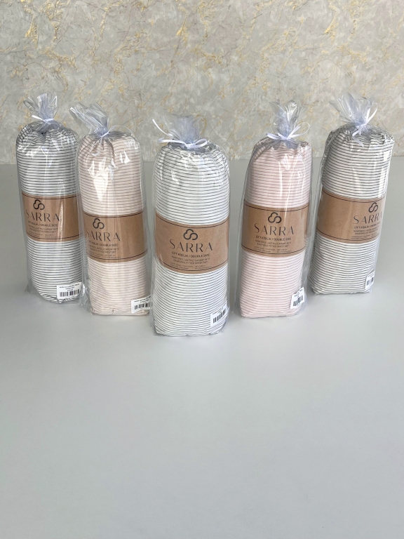 SARRA NATUREL ÇİFT KİŞİLİK ÇARŞAF TAKIMI