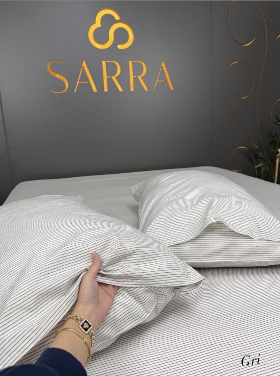 SARRA NATUREL ÇİFT KİŞİLİK ÇARŞAF TAKIMI