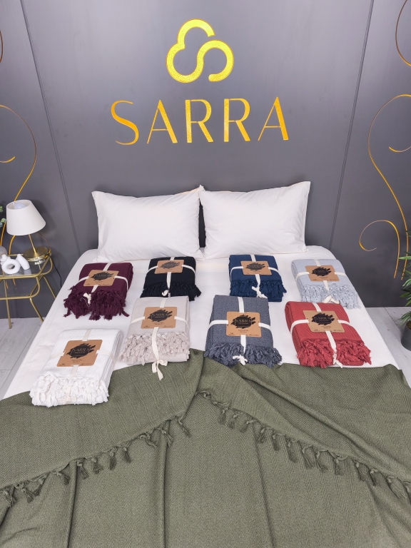 200x230 SARRA ÇİFT KİŞİLİK NATURAL PİKE