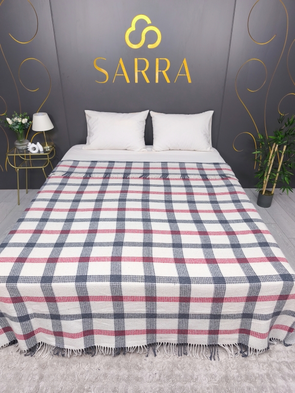 SARRA HOME ÇİFT KİŞİLİK SAÇAKLI BATTANİYE