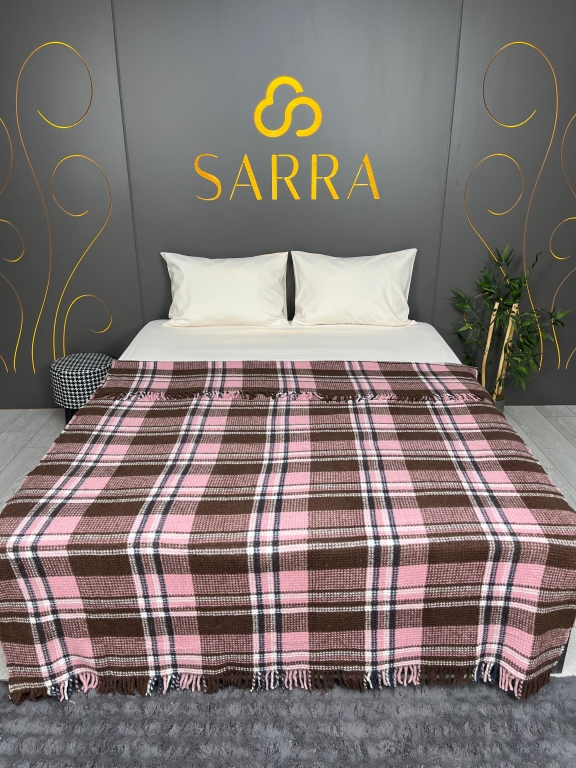 SARRA HOME ÇİFT KİŞİLİK SAÇAKLI BATTANİYE